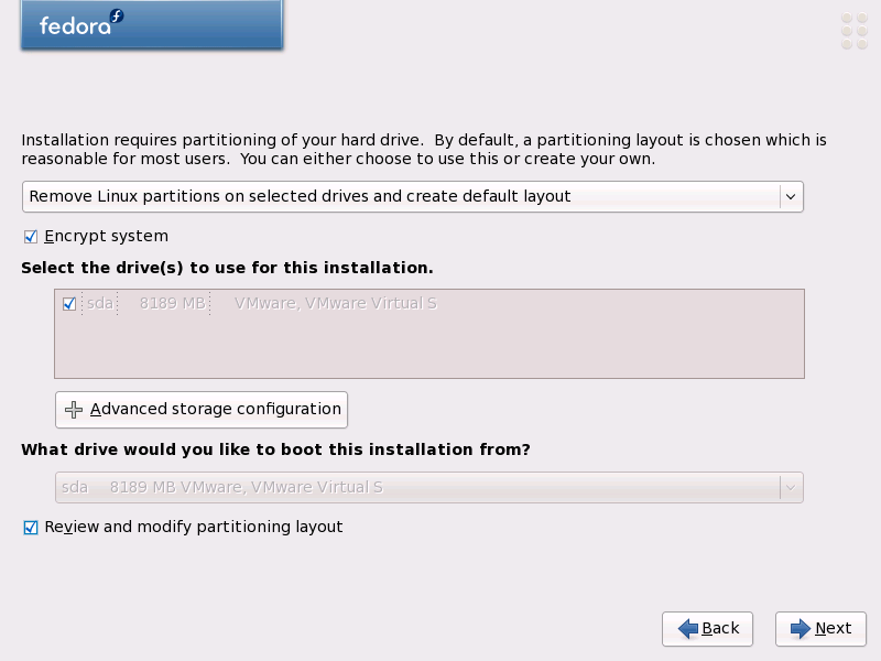 fedora-installation